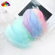 100pcs Natural Goose Feathers 8-12 Cm Swan Plume DIY Carnival Decoration Craft