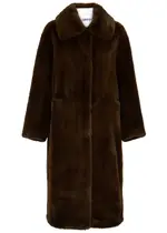 Jakke Kelly Faux fur Coat - Chocolate - XS XS