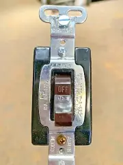 Pass & Seymour AC Switch S.P. 15AC1 Qty 10