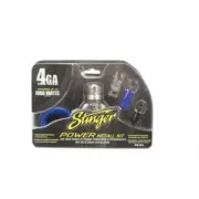 Stinger SK141 4 AWG Car Amplifier Installation Wire Kit w/ MIDI Holder Fuse