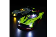 Lego Aston Martin Valkyrie AMR Pro and Aston Martin Vantage GT3 76910 Light Kit