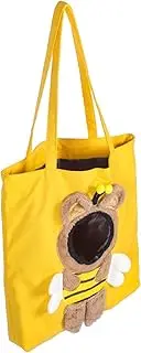 HAPINARY Breathable Portable Cat Carrier Bag Stylish Durable Canvas Travel Sling for Pets Comfortable Shoulder Strap for Sightseeing and Camping
