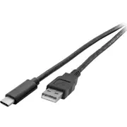 PRO2 LC7902 1M USB Type C To USB A2.0 Lead Type C Plug To a Plug 480Mbps Charging 3A Max 1M USB
