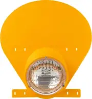 Polisport Preston Petty Dark Yellow LED Headlight Number Plate (8667900001)