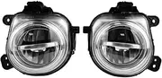 Car Fog Light Assembly Compatible With BMW For X5 F15 2012 2013 2014 2015 2016 Car Front Bumper Driving Fog Lamp DRL Running Fog Light Assembly 63177317251 63177317252(1 pair)