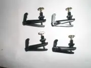 100 PCs of Violin fine tuners 4/4, black and gold color fiddle adjusters