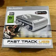 M-Audio Fast Track USB Digital Audio Interface Record Vocals & Guitar