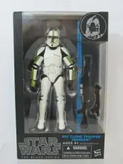 Star Wars Black Series 6" Clone Trooper Sergeant #7 Hasbro 2014 (Pg44E)