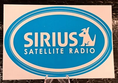 Unique Rare 2007 Sirius Satellite Radio Decal Sticker