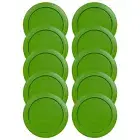 Replacement Lid for Pyrex 7-CUP Storage Cover 7.5" Bowl 7402-PC GREEN (10-Pack)