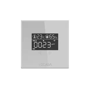 Sigma Casa 西格瑪智慧管家 Air Quality 室內空氣品質偵測器 螢幕版/PM2.5/濕度偵測