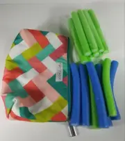 17 Hair Rollers Perm Rods Flexi Curlers Soft Foam Curls 6"