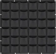 MANCHAP 36 Pockets Vertical Garden Wall Planter, Hanging Wall Planter Pockets, Vertical Hanging Wall Planter for Flower Vegetable Indoor and Outdoor, Black