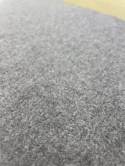 4.5 yds; 48" W - Kravet Lucky Suit Smoke Gray Woven Wool Upholstery Fabric