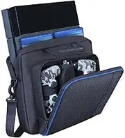 PS4 Case,Lyyes Travel Case PlayStation 4 Carrying Case Protective Shoulder Bag for PS4 PS4 Pro PS4 Slim