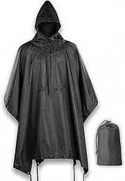 [M-Tac] Tactical Rain Poncho - Army Military Poncho Shelter - Waterproof Ripstop Camping Hiking Outdoor Hunting Rain Ponchos