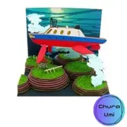 Sankei MP07-36 Studio Ghibli Mini Ponyo on The Cliff and Underwater Plantation