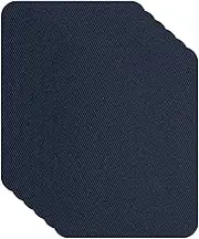 uxcell Down Jacket Repair Patches, 3.7 x 5 Inch Fit for Self Adhesive Fabric Repair Patch Pre-Cut Waterproof Fabric Patches for Jackets Clothing Tent Sleeping Bags (6 Pack, Navy Blue)