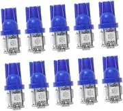 SOLUSTRE 10pcs Universal Fit Car Bulbs Led Lamp Side Light Map Light License Plate Light