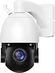 4K 8MP WiFi Video Surveillance Camera 50X Zoom CCTV Cam AI Human Detect Outdoor Security PTZ IP Cameras(U/S,8MP Camera 32G)