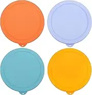 LUVCOSY 4 Cup Silicone Replacement Lids Storage Cover for Pyrex 7201-PC Glass Bowls (Container not Included) 4 Pack Microwave, Dishwasher and Freezer Safe