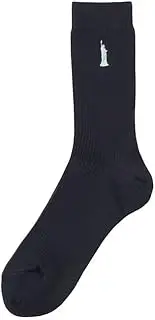 EASTBOY(イーストボーイ) East Boy 5209245 5209245 Double-Sided Embroidery Socks, 7.9 inches (20 cm) Length, Mint Goddess