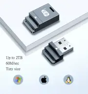 USB Mini TF memory card reader micro sd sdhc sdxc card TF writer adapter - black
