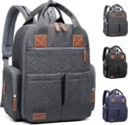 Baby Diaper Bag Backpack for Girls Boys, Waterproof Large Maternity Nappy Bags
