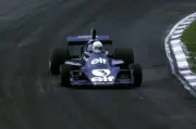 Jody Scheckter Tyrrell 007 stole the race lead in the closing lap- 1979 Photo