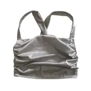 NWT Out From Under Urban Outfitters Silver Cropped Sleevelss Top size large