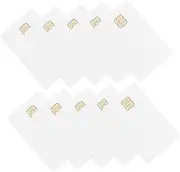 FELTECHELECTR 20pcs PVC Blank Ic Cards 16k Memory High Control System Cards for Locks