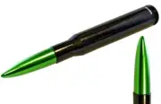 Toyota Tundra TRD Black Bullet Antenna 5.5 Inch Short Stubby Green Tip (for: Toyota)