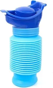 Adjustable Emergency Urinal 750ml, Portable Toilet for Car, Portable Mini Outdoor Camping Travel Shrinkable Personal Mobile Toilet Potty Pee Bottle for Kids Adult