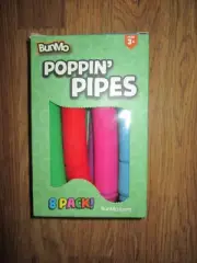 BunMo Pop Tubes Sensory Fidget Toys 3 Packs NEW