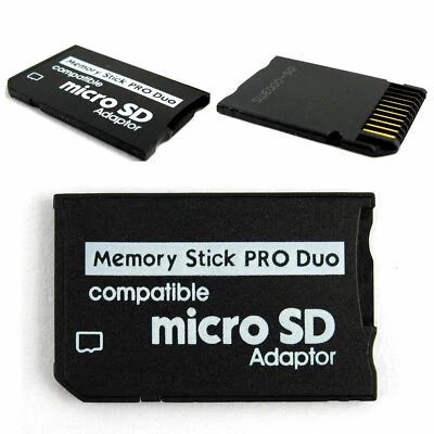 For Sony and PSP Series Micro SD SDHC TF to Memory Stick MS Pro Duo PSP Adapter