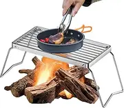 Grilling Rack | Folding Wire Racks for Grilling,Portable Cooking Grid Tool, Fire Pit Stove Griddle for Yard Gathering Backpacking Fishing Vegetables Mushroom Chicken