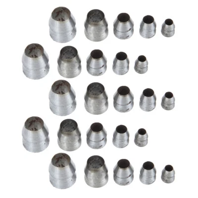 25 Pcs Round Wedge Set Work Hammer Handle Wedges Metal Circular Axe