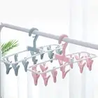 Hanging Rotatable Clothes Clips Drying Rack Socks Dryer Underwear Hangers