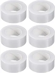 Mens Shirt 6 Rolls Sweat Pads Collar Protector Disposable Shirt Tape for Collar Hat Adhesive Invisible Neck Liner Tape Patches Sweat Protector Against Collar Sweat Stain Men Shirt