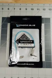 Kondor Blue 10" DIN 1.0/2.3 to 3.5mm Timecode Cable for Canon R5C Tentacle Sync