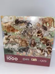 VTG Springbok Cats Cats Cats Cats 1000 Piece Jigsaw Puzzle 24" x 30" New Sealed!