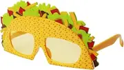 Qianly Party Sunglasses Taco Glasses Pinata Taco Bout for Holiday Masquerade Cosplay Teens