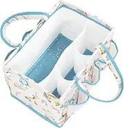 Baby Caddy Diaper Bag - Multi-Function Travel Changing Bag for Baby Care, Large Capacity, Stylish and Durable (Blue)