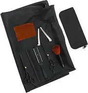 HONMEET 1Set Professional Haircut Scissors Kit Barber Scissors and Combs for Salon Use Ergonomic Design for Comfortable Cutting and Styling Hair