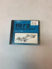 1972 Ford car shop manual cd Mustang Pinto Maverick LTD Galaxie