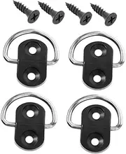Zerodeko 2 Sets Heavy Duty Car Cargo Net Hooks Tie Down Anchors for Trucks Trailers Durable Material Easy Installation for Secure Travel Cargo Management
