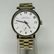 Marc Jacobs Gold Watch w/ White Face, NWT!!!
