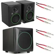 Mackie CR3.5 3.5-inch Powered Studio Monitors with Subwoofer