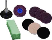 Pferd 42791 10 Pieces 2 COMBIDISC Type CDR Mirror Finish Quick Change Discs/Pad Set