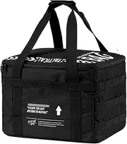 Folpus Camping Storage Bag Storage Case Tool Tote Bag Protection Handbag Gas Tank Bag Camping Lantern Bag for Garden Camping Travel, Black